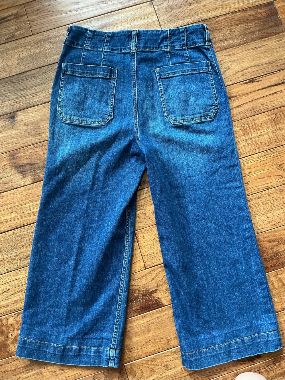 Anthropologie Maeve The Colette Cropped Wide Leg Jean, size 31 - Picture 6 of 6